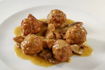 Mandonguilles amb Bolets
