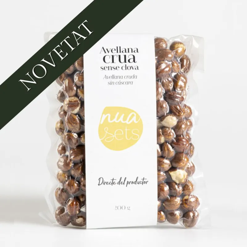 Avellana crua sense clova 200g