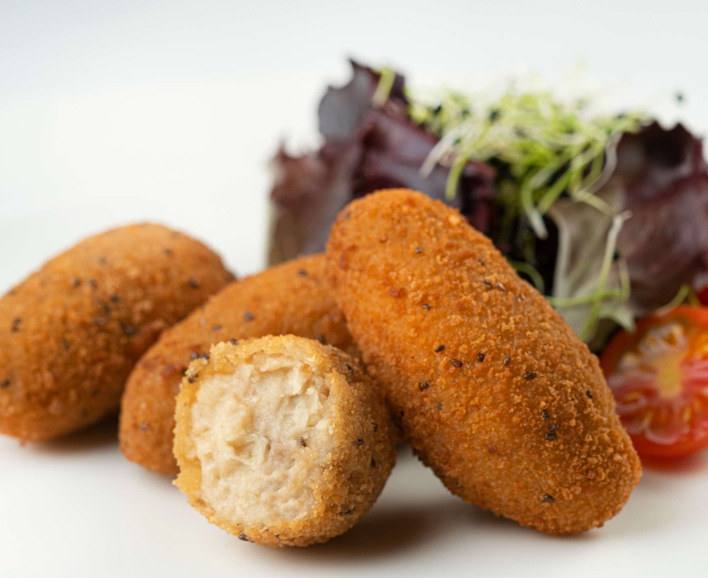 Croquetes de Ceps i F.Cabra