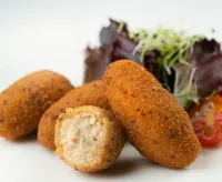 Croquetes de Ceps i F.Cabra
