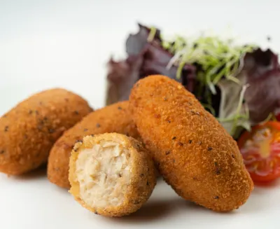 Croquetes de Ceps i F.Cabra
