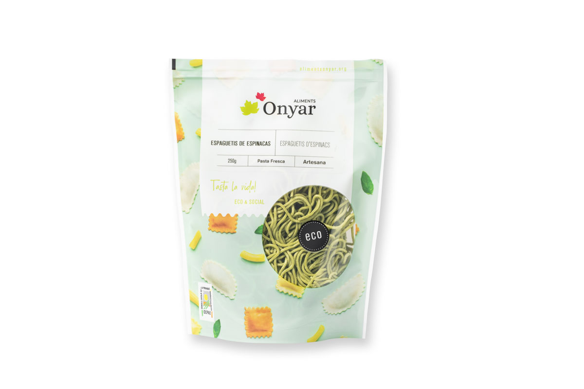 Espaguetis d'Espinacs Eco 250g