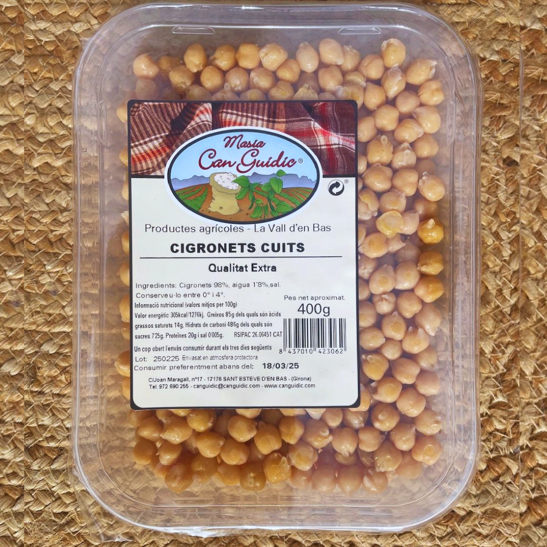 Cigronets cuits 400g