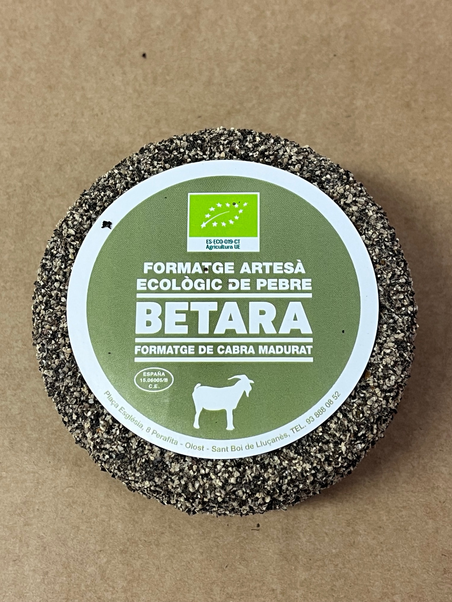 Formatge cabra ECO Pebre