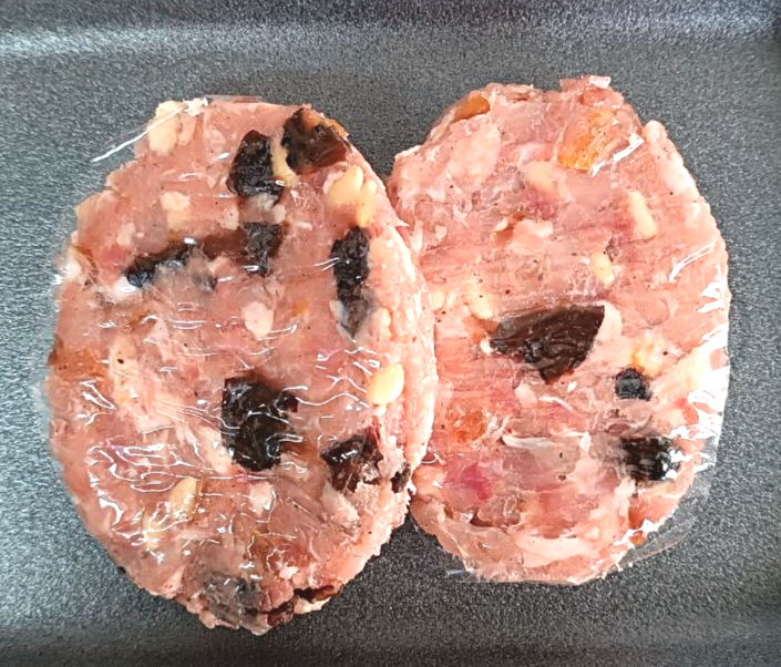 Hamburgueses de Pollastre Prunes i pinyons 2u.