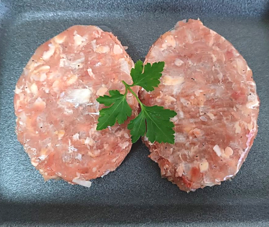 Hamburgueses de Pollastre amb ceba  2u.