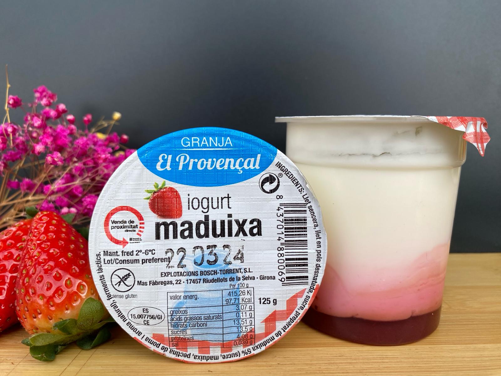 Pack: 2 iogurts de maduixa