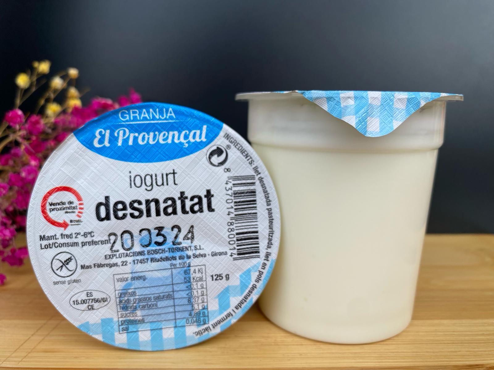 Pack: 2 iogurts desnatat