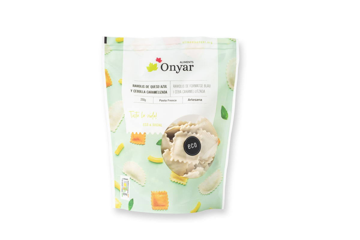 Raviolis F. Blau i Ceba caramel·litzada Eco 250g