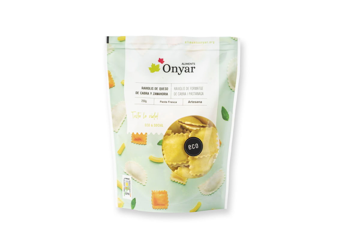 Raviolis F. Cabra i Pastanaga Eco 250g