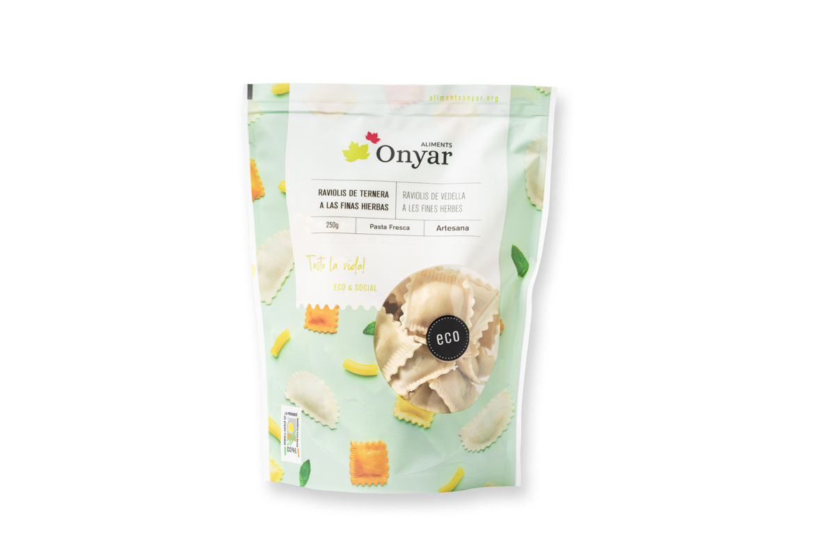 Raviolis Vedella Fines Herbes Eco 250g