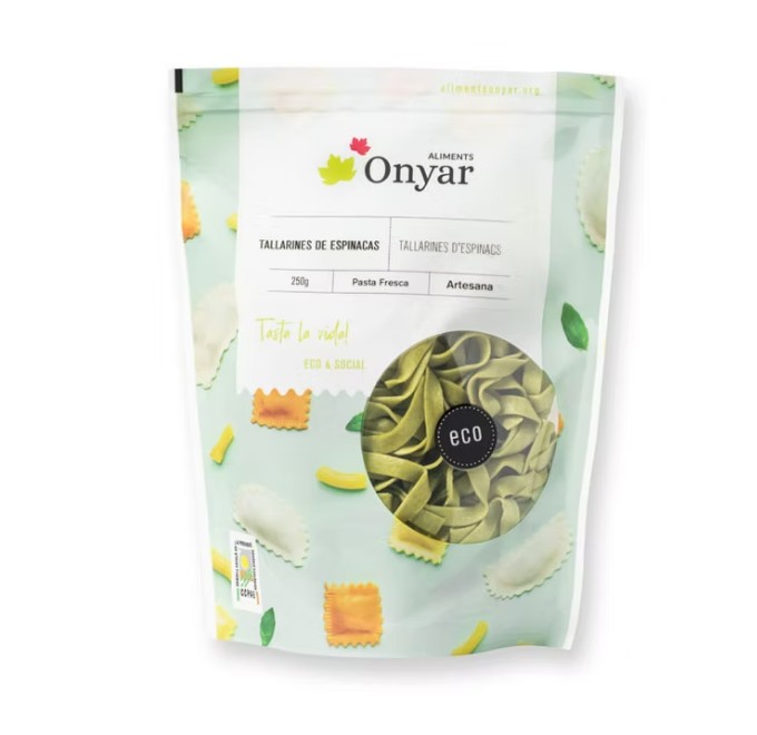Tallarines d'Espinacs Eco 250g
