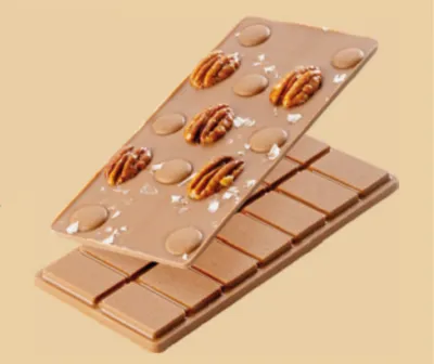 Xocolata llet, Caramel i Nous pacanes