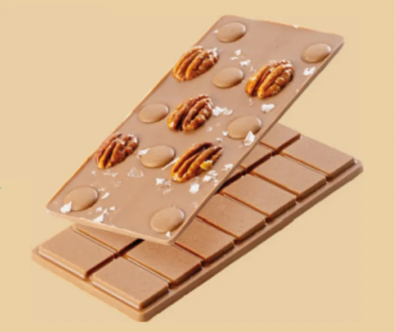 Xocolata llet, Caramel i Nous pacanes